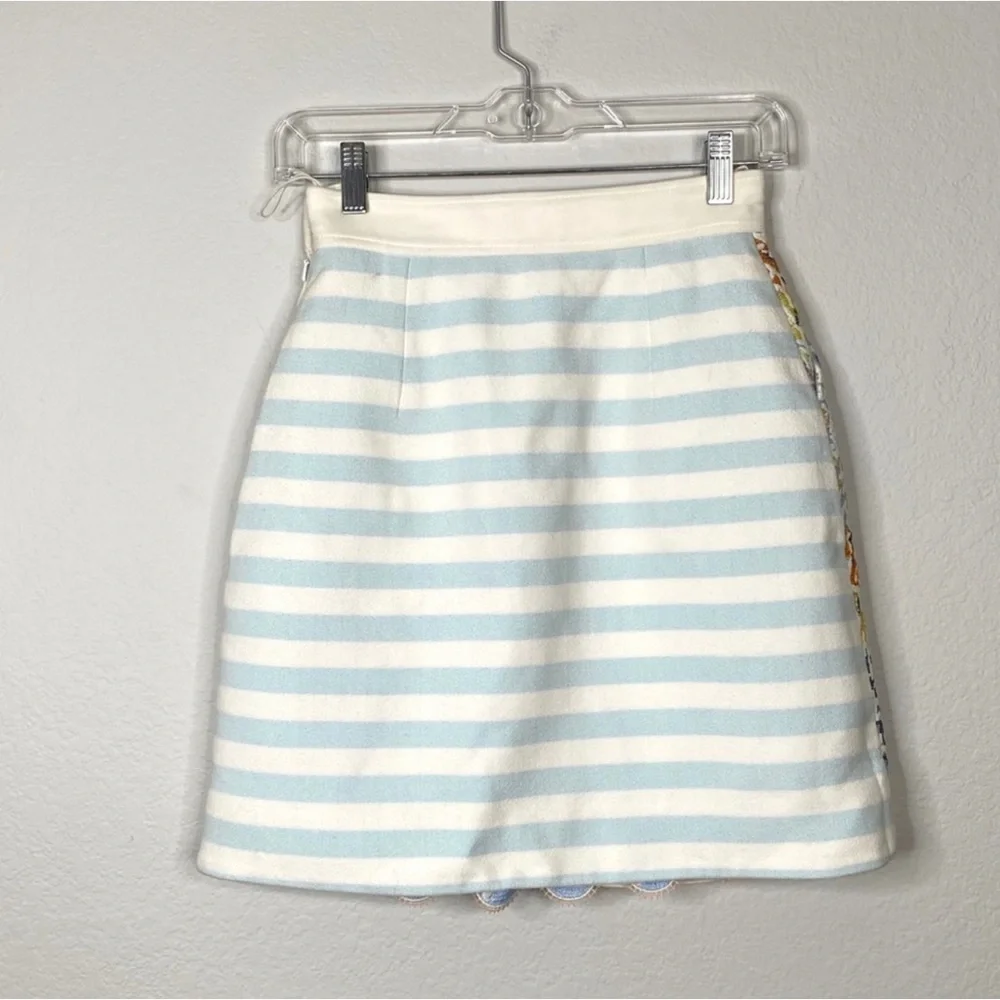 Authentic Peter Pilotto Colorful Patterned Mini Skirt With Pockets size 2 - Picture 6 of 16